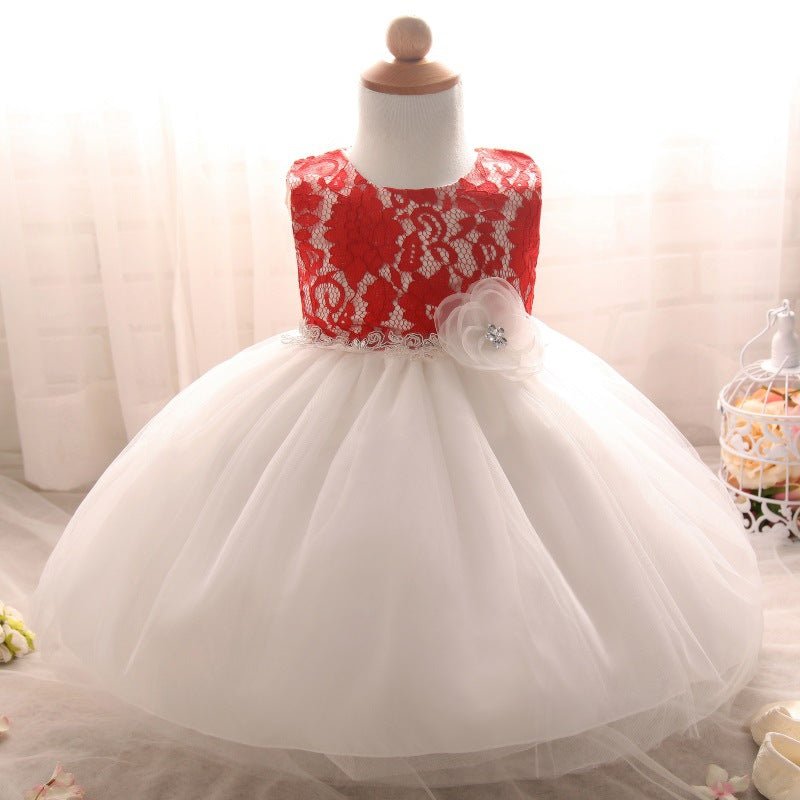 new European girls retro lace dress baby dress skirts wholesale baby full moon4 - Eshtree