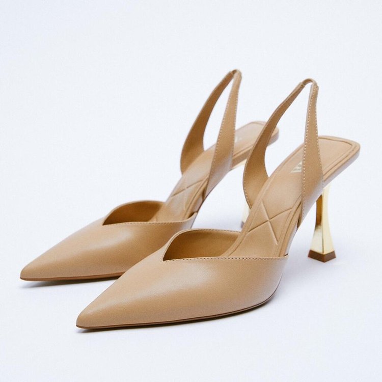 New Nude Pointed High Heels For Women - Eshtree