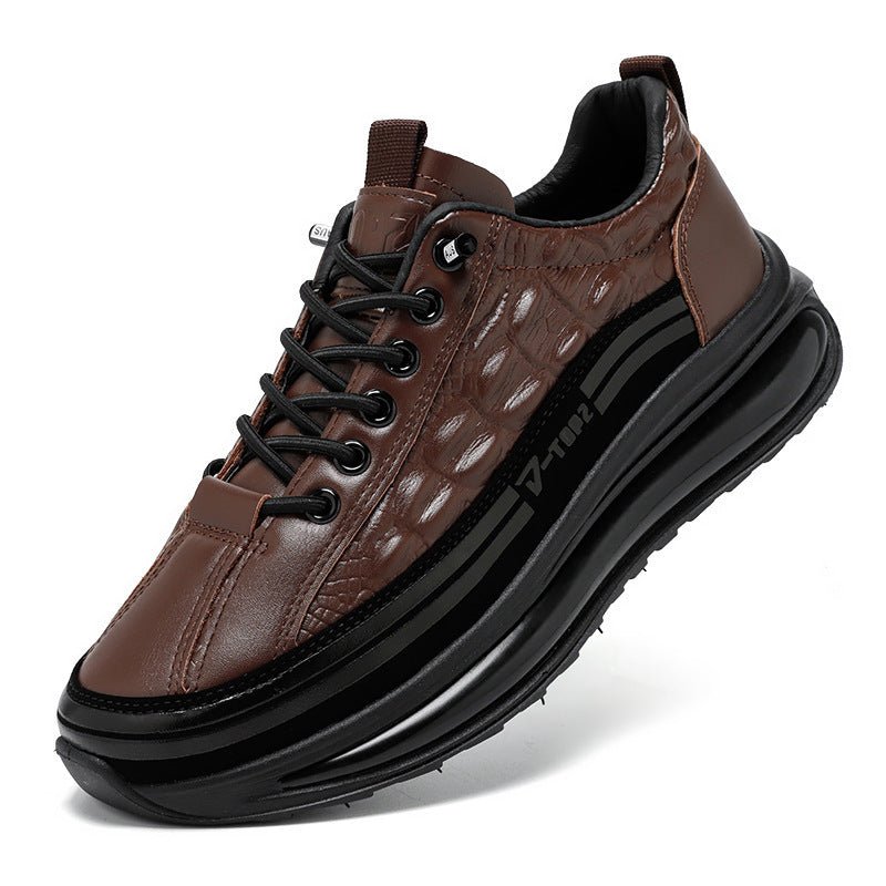 New Springautumn Mens Casual Shoes With Thick Soles - Eshtree