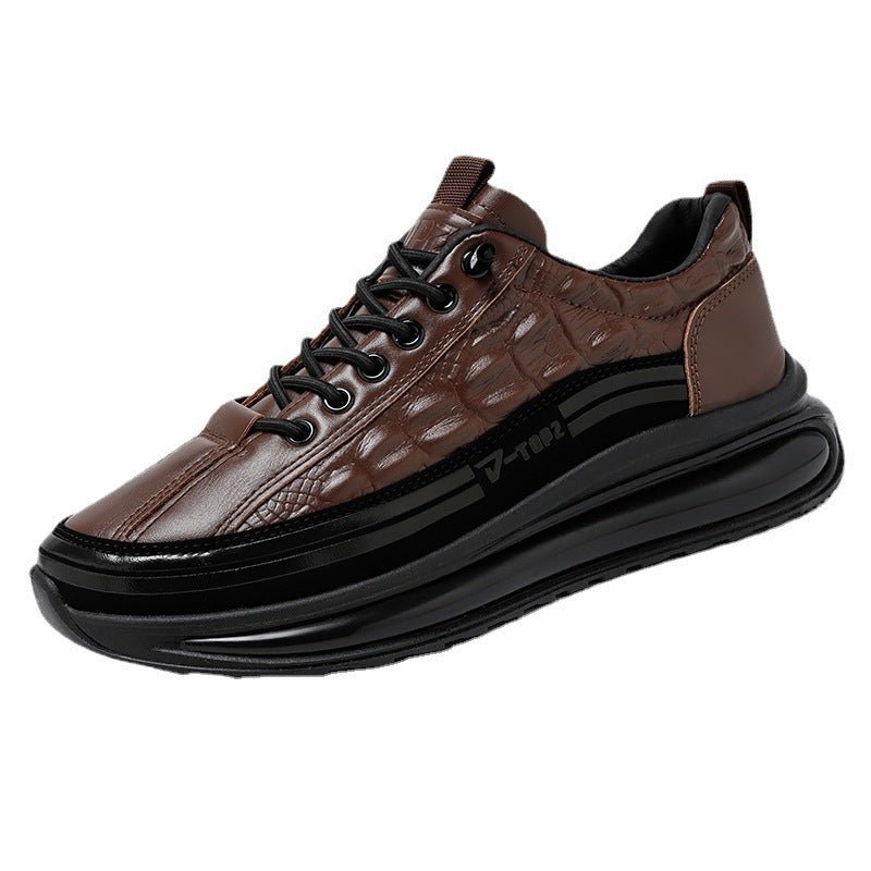 New Springautumn Mens Casual Shoes With Thick Soles - Eshtree