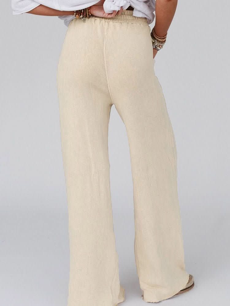 New Washed Drawstring Casual Pants For Women - Eshtree