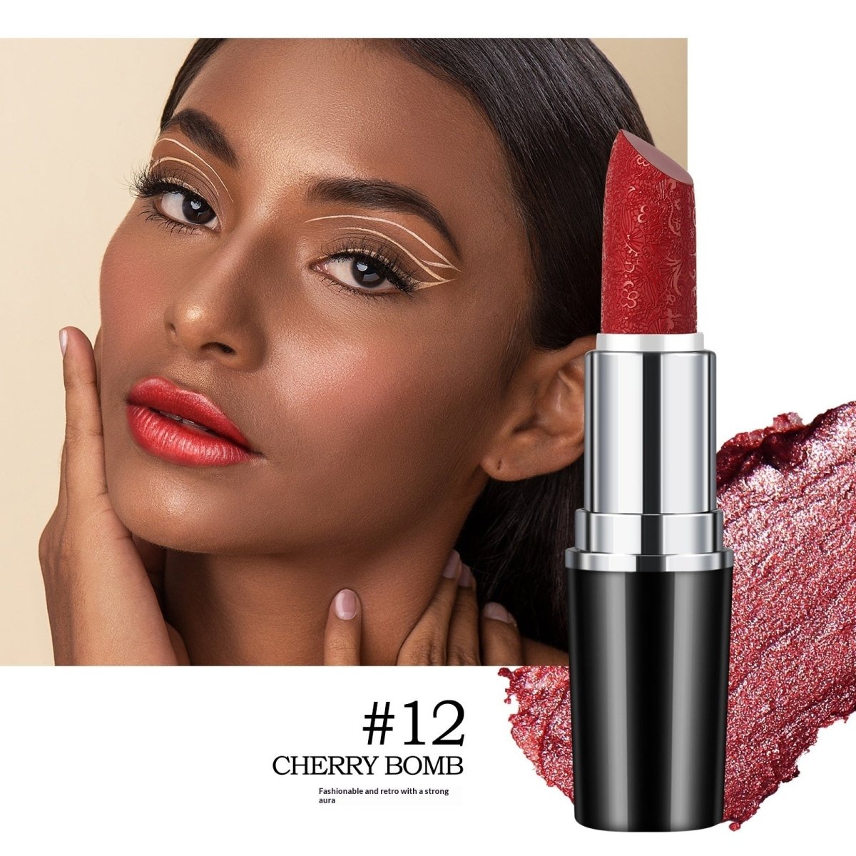 Non - fading Non - stick Lipstick With A Long - lasting Pearly Finish - Eshtree
