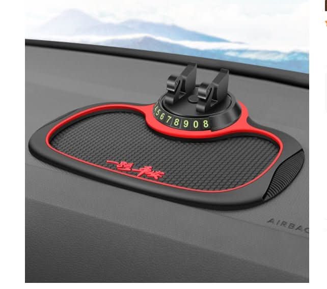 Non - Slip Car Phone Pad For 4 - in - 1 Car Parking Number Card Anti - Slip Mat Auto Phone Holder Sticky Anti Slide Dash Phone Mount - Eshtree