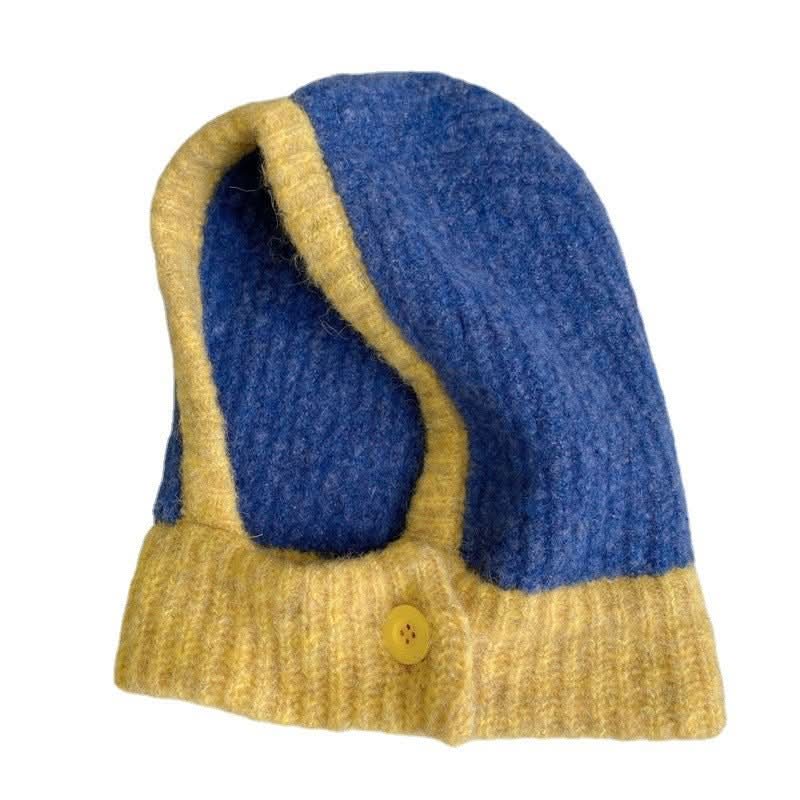 One - piece Knitted Balaclava With Built - in Neck Warmer And Ear Protection - Eshtree