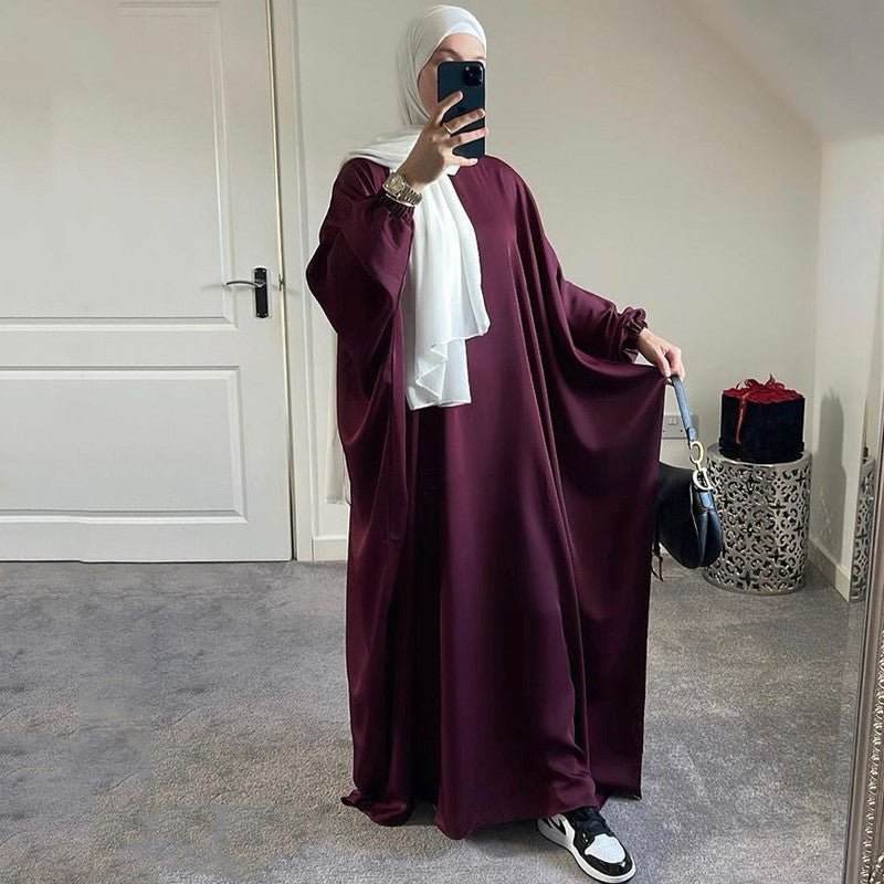 One - piece Solid Color Long Sleeve Prayer Robe - Eshtree