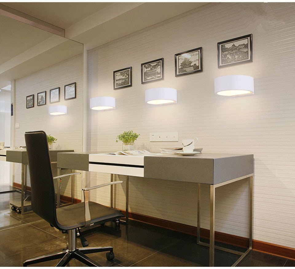 Outdoor Round Wall Lamp Outdoor Simple Modern Garden Wall Lamp - Eshtree