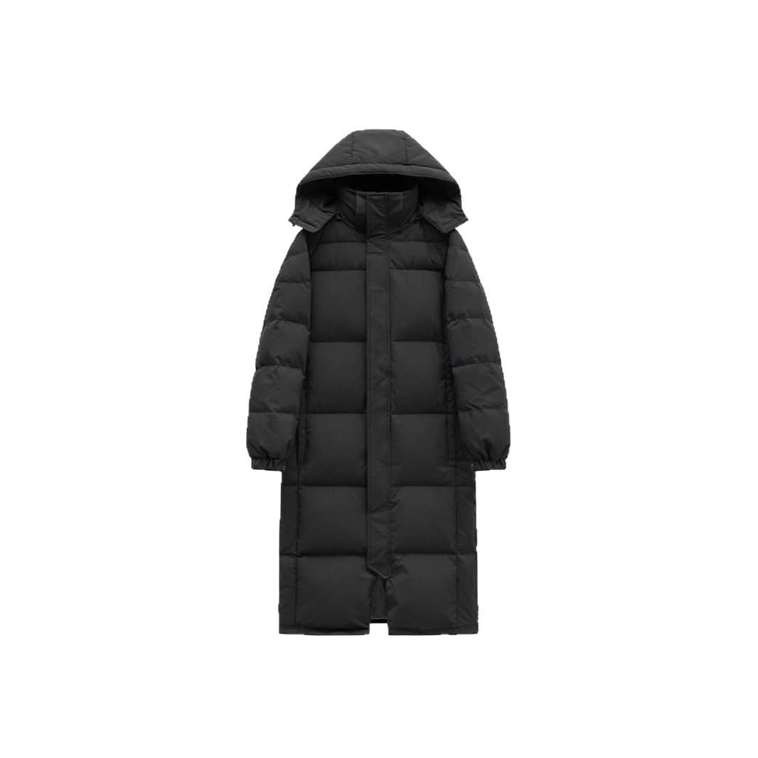 Over - the - knee Padded Down Jacket - Eshtree