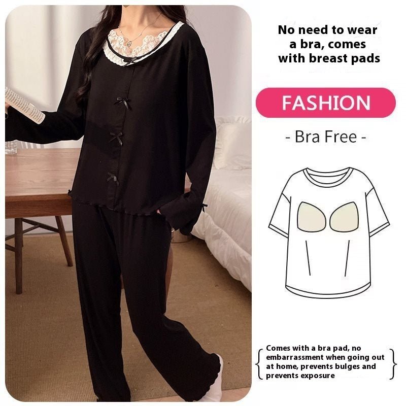 Pajamas Long - sleeved Modal Homewear - Eshtree