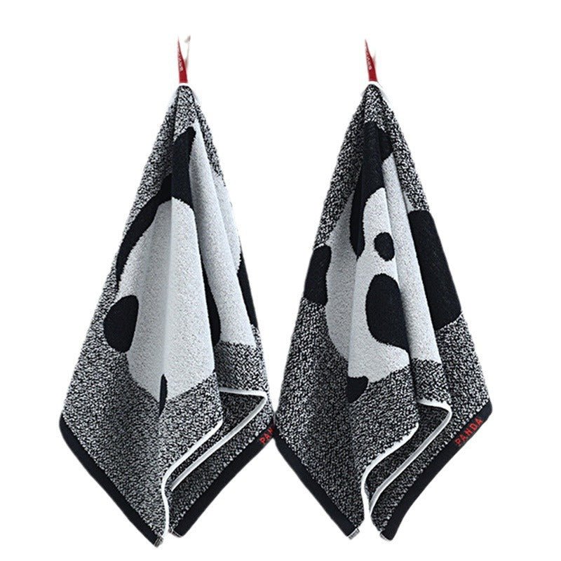 Panda Cartoon Pattern Facecloth Cotton Absorbent - Eshtree