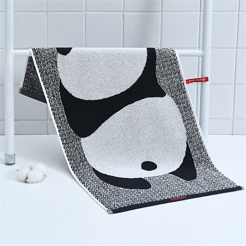 Panda Cartoon Pattern Facecloth Cotton Absorbent - Eshtree