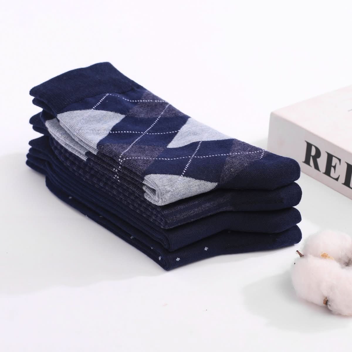 Plus Size Men's Socks Long Deodorant Cotton - Eshtree