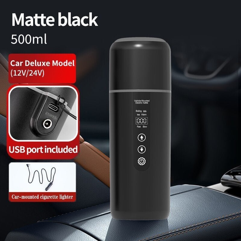 Portable Car - compatible USB Heating Cup - Eshtree