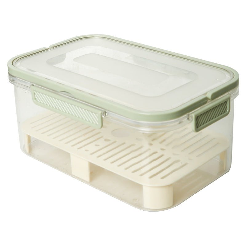Portable Draining Vegetables Refrigerator Crisper Outdoor Picnic Basket Snacks Fruit Storage Box - Eshtree