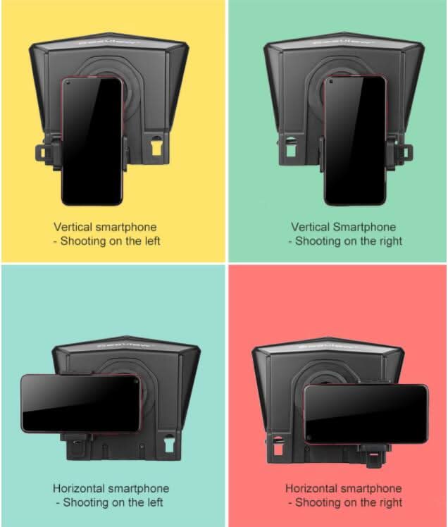 Portable small cell phone teleprompter - Eshtree
