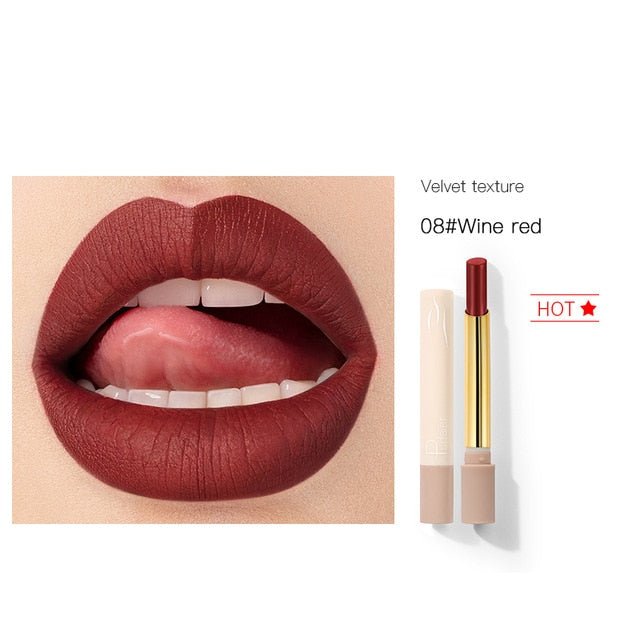 Pudaier16 color cigarette tube lipstick matte matte non - stick cup - Eshtree