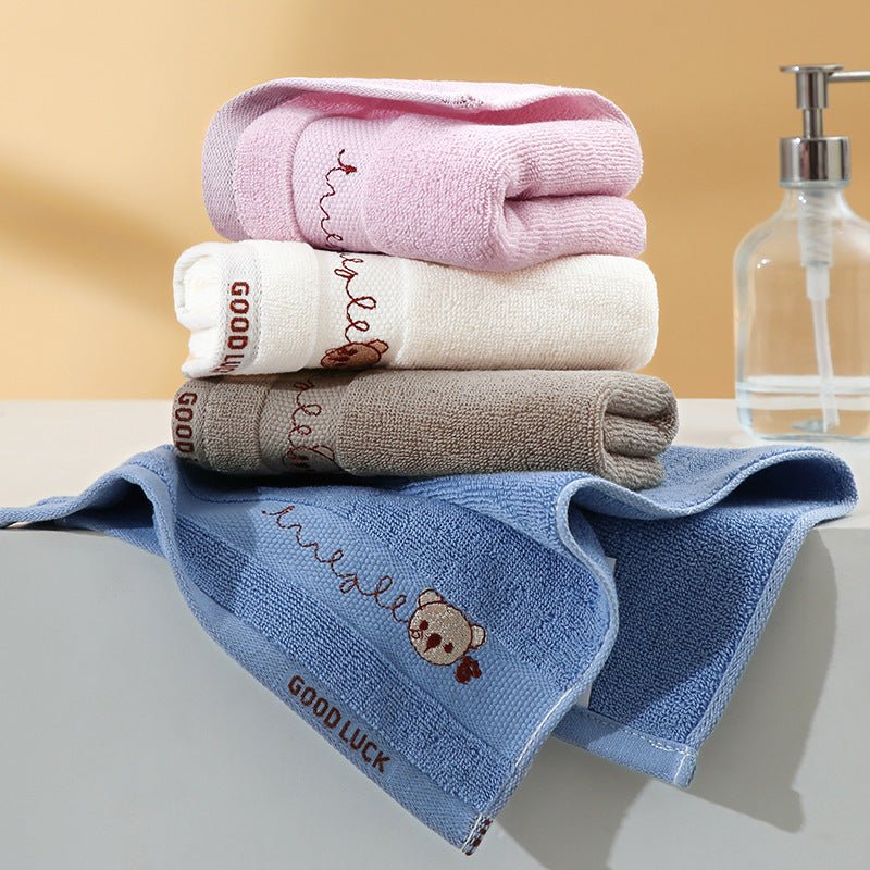 Pure Cotton Cartoon Kids Home Kindergarten Face Washing Kids' Towel - Eshtree
