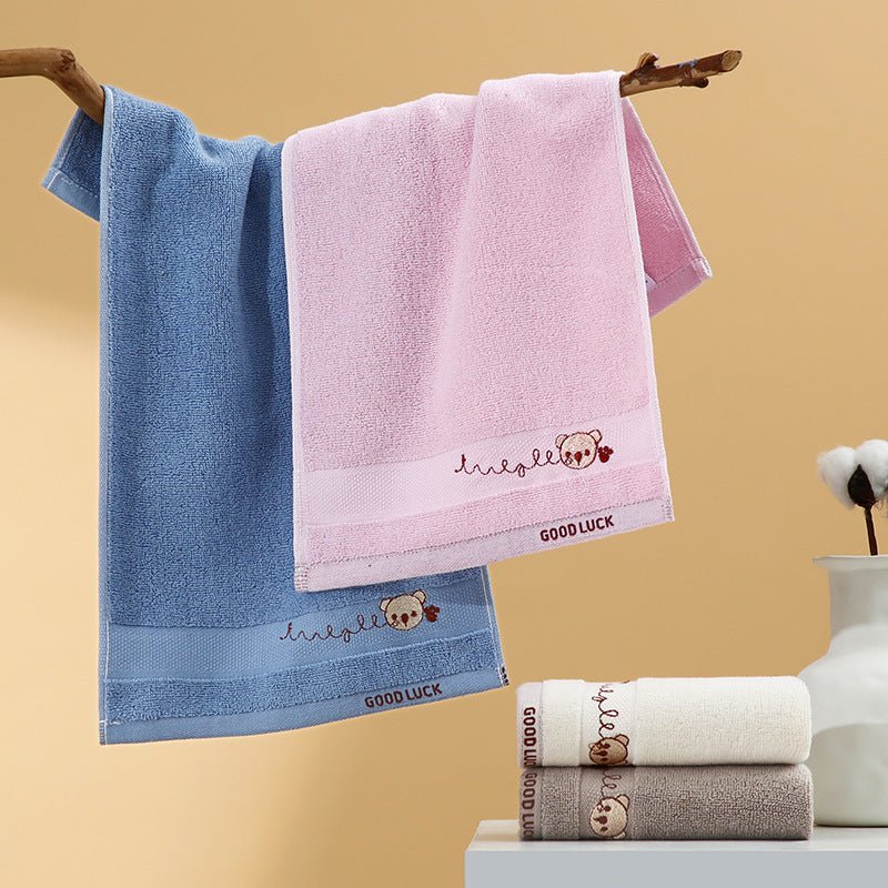 Pure Cotton Cartoon Kids Home Kindergarten Face Washing Kids' Towel - Eshtree