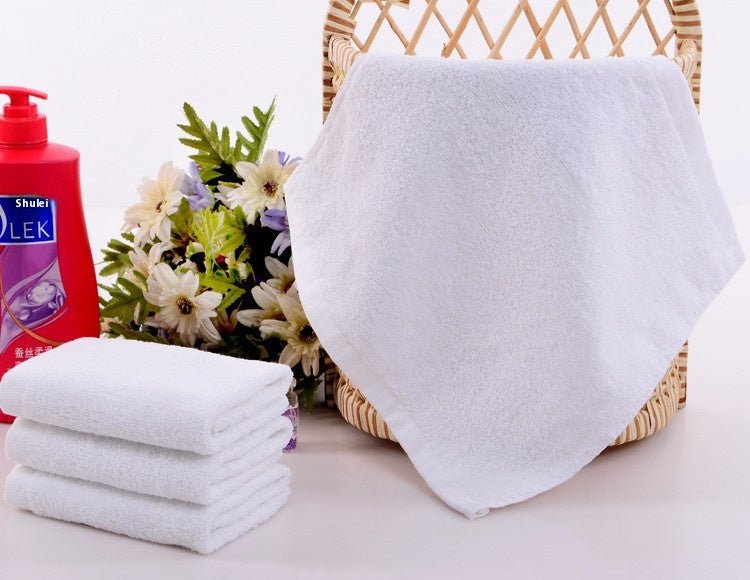 Pure Cotton Kindergarten White Square Towel - Eshtree