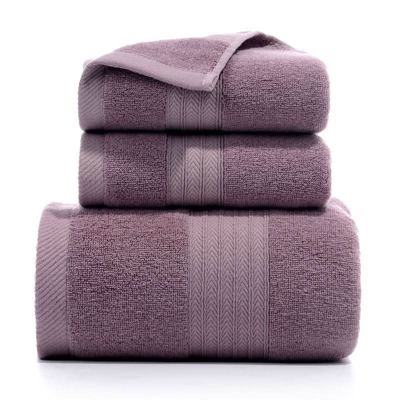 Pure Cotton Towels Three - piece With Hand Bath Towel Class - Eshtree