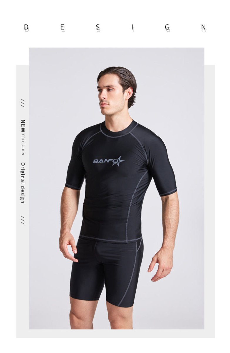 Quick - drying Half Sleeve Suit Swimsuit Snorkeling Surfing Wetsuit Suit - Eshtree