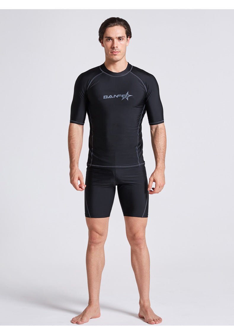 Quick - drying Half Sleeve Suit Swimsuit Snorkeling Surfing Wetsuit Suit - Eshtree