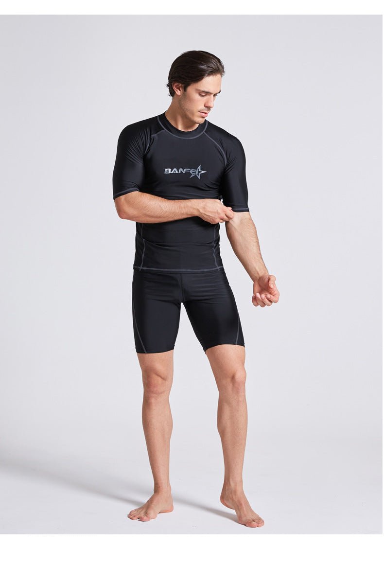 Quick - drying Half Sleeve Suit Swimsuit Snorkeling Surfing Wetsuit Suit - Eshtree