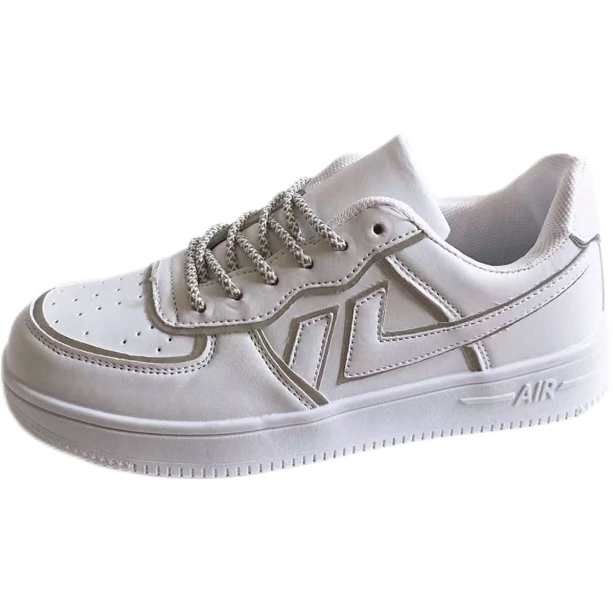 Reflective White Shoes For Men And Women Sneaker - Eshtree