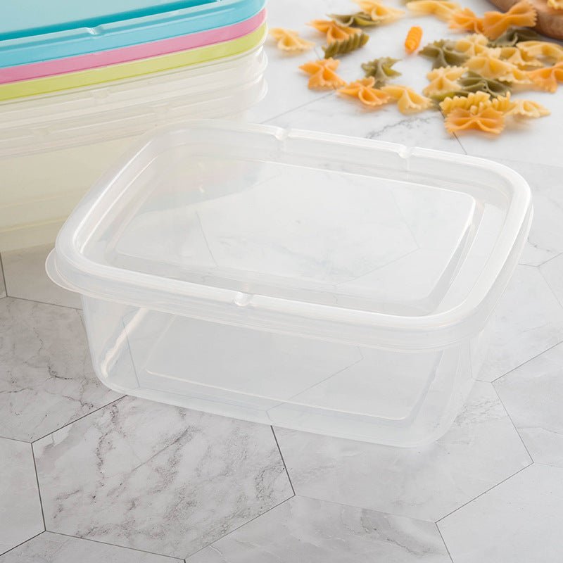 Refrigerator Food Storage Box Fruit Seal Box Rectangular Large Plastic Storage Box 1100ml - Eshtree