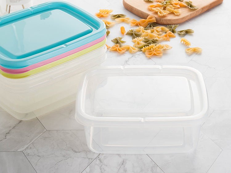 Refrigerator Food Storage Box Fruit Seal Box Rectangular Large Plastic Storage Box 1100ml - Eshtree