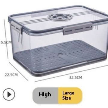 Refrigerator Storage Box Plastic Kitchen Finishing Crisper - Eshtree