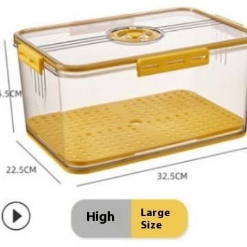 Refrigerator Storage Box Plastic Kitchen Finishing Crisper - Eshtree