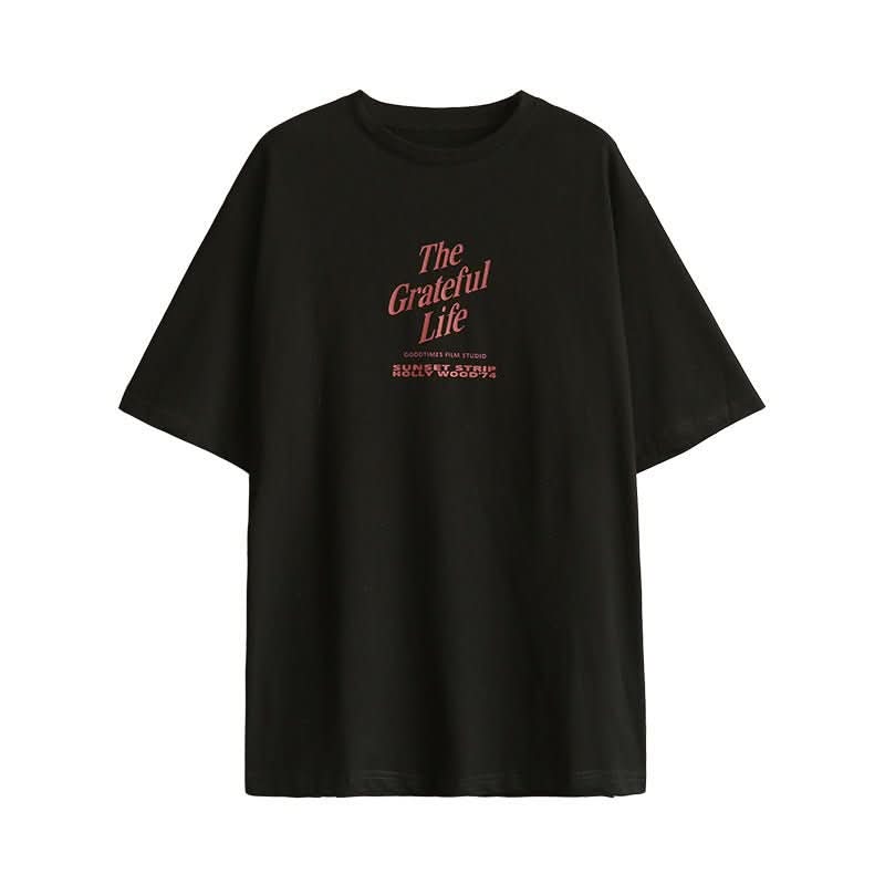 Relaxed Laid - back Versatile Retro Short - sleeve T-shirt - Eshtree