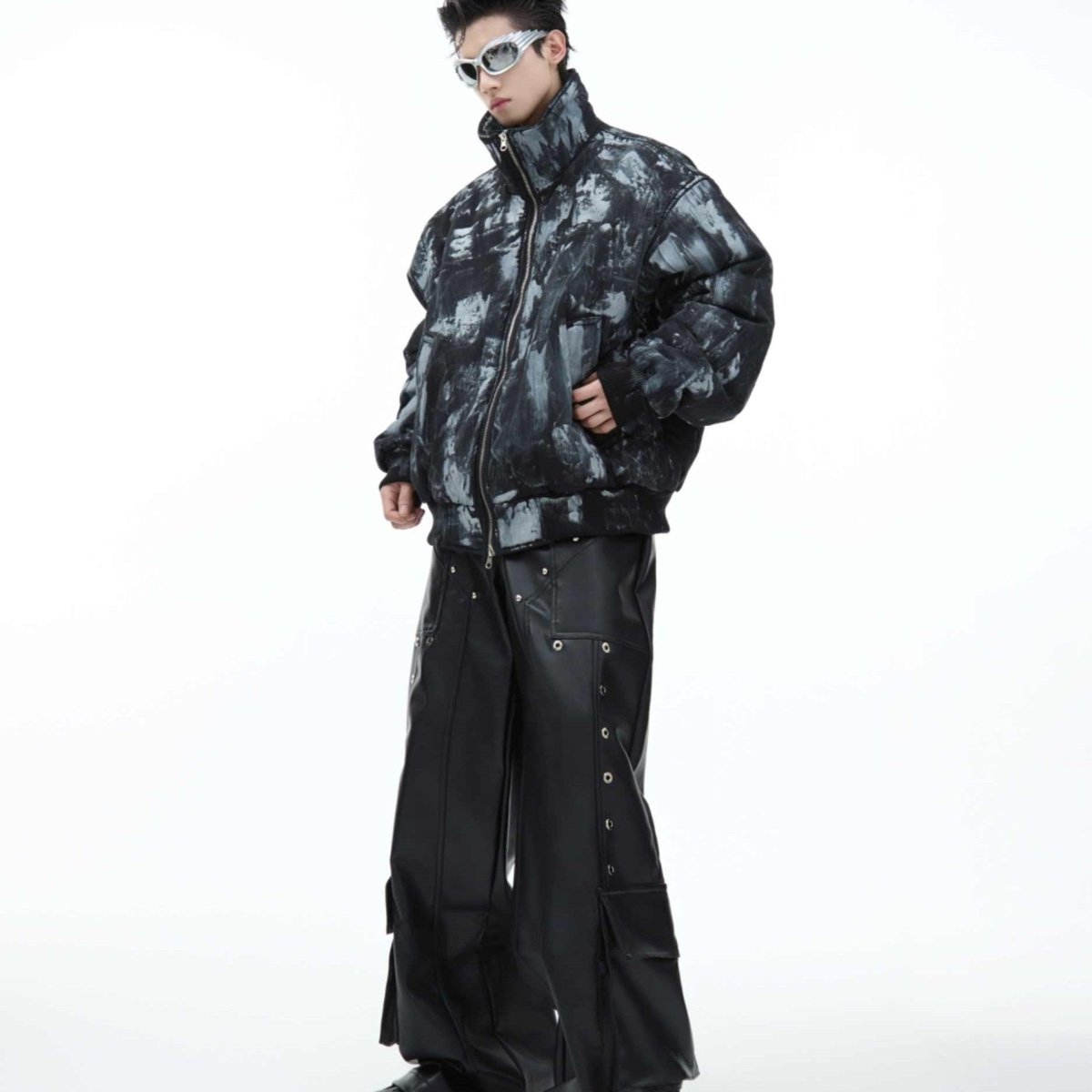 Retro Distressed Thicken Cotton Clothes Coat - Eshtree