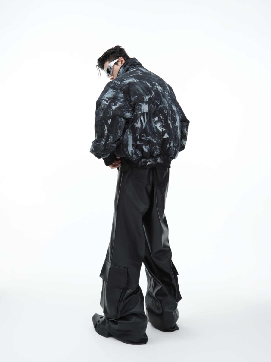 Retro Distressed Thicken Cotton Clothes Coat - Eshtree