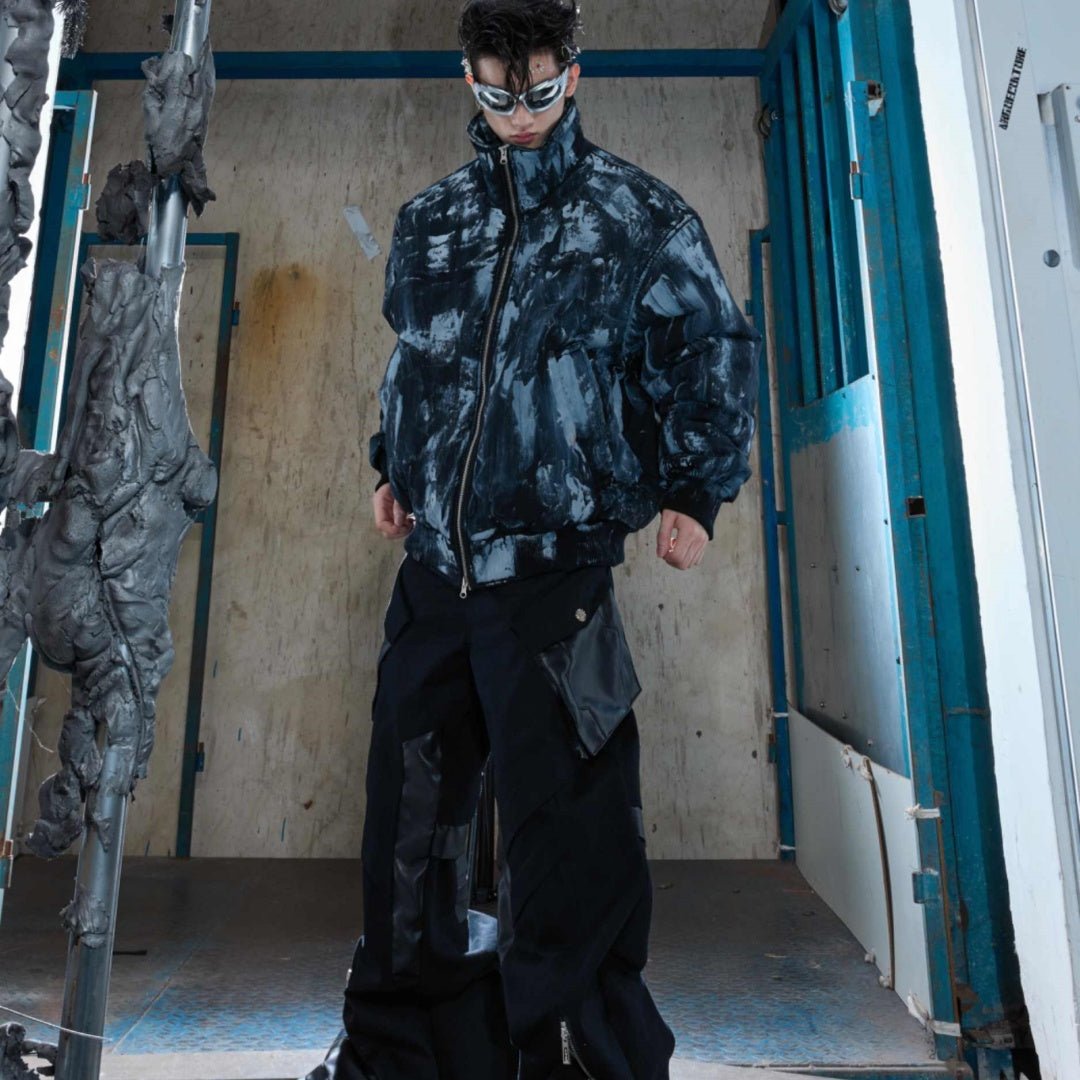 Retro Distressed Thicken Cotton Clothes Coat - Eshtree