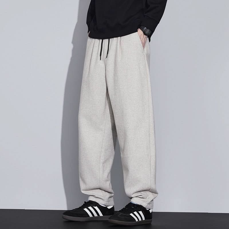 Retro Wool Casual Tapered Pants - Eshtree