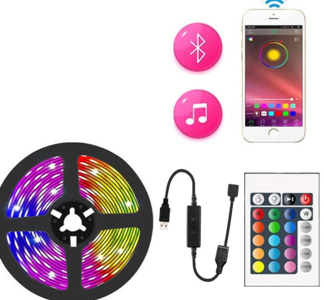 RGB Colorful Dimming LED Light Strip - Eshtree