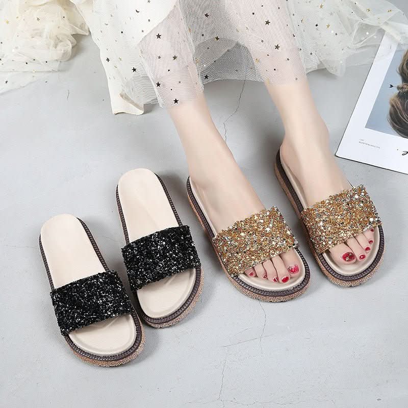 Rhinestone slippers - Eshtree