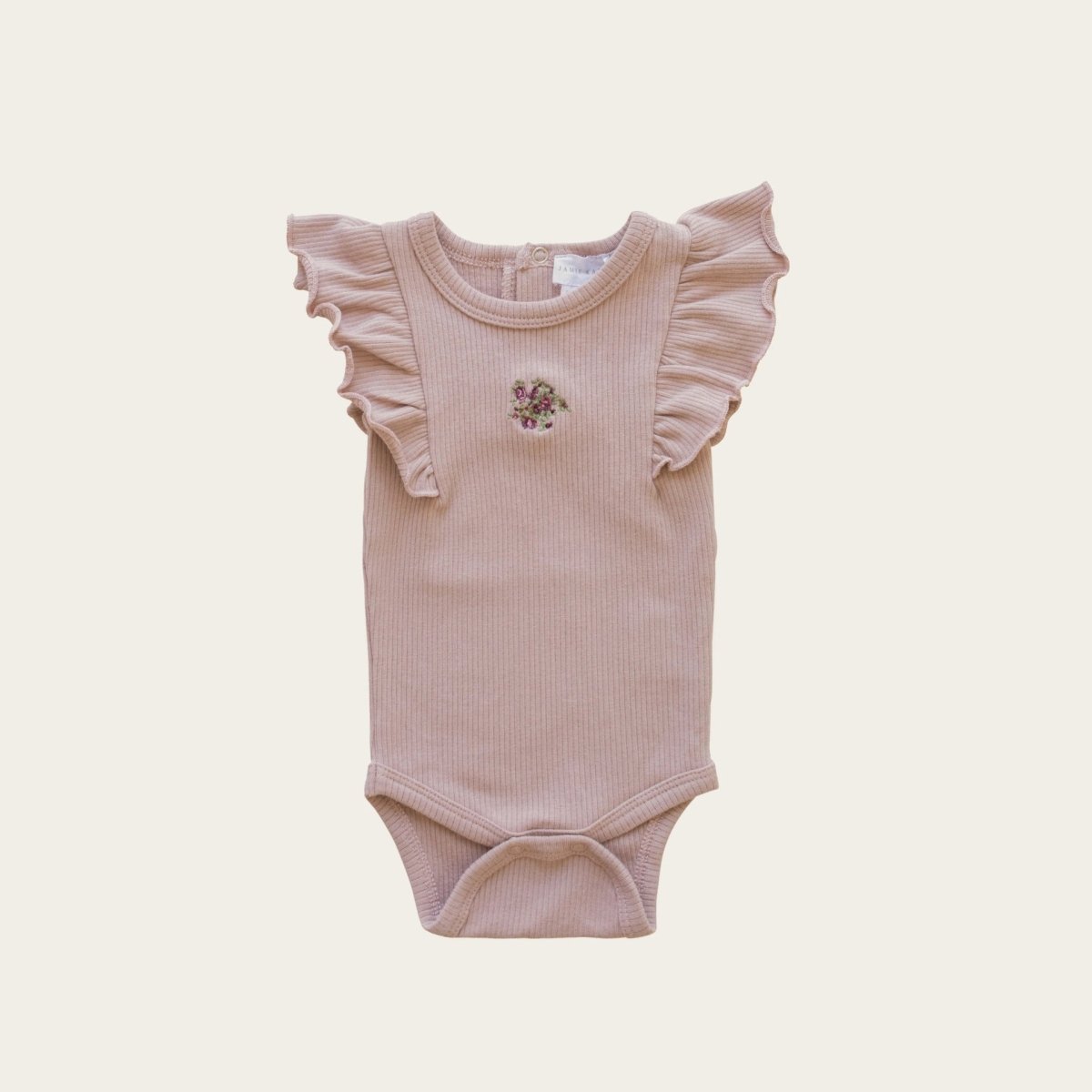 Rose Grey Embroidered Knitting Baby Kids Clothing - Eshtree