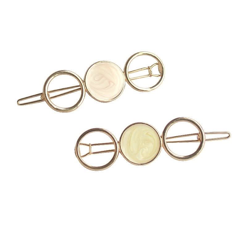 Round metal hairpin hair accessories - Eshtree