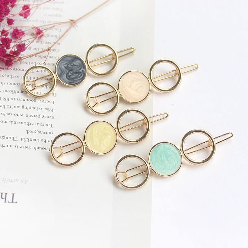 Round metal hairpin hair accessories - Eshtree