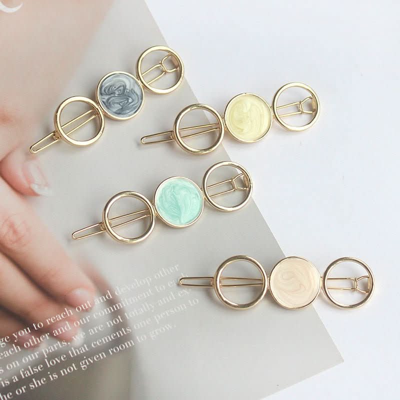 Round metal hairpin hair accessories - Eshtree