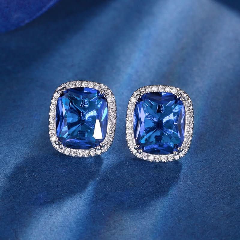 Simulated Blue Spinel Elegant Women's Suit - Eshtree