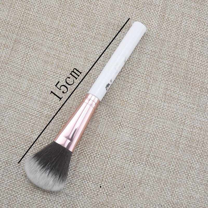Single Marble Makeup Brush Pattern Flame Repairing Highlight Blush Brush - Eshtree