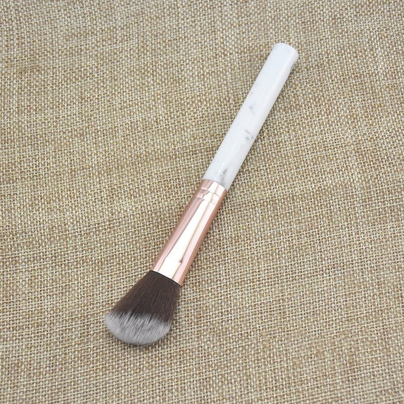 Single Marble Makeup Brush Pattern Flame Repairing Highlight Blush Brush - Eshtree