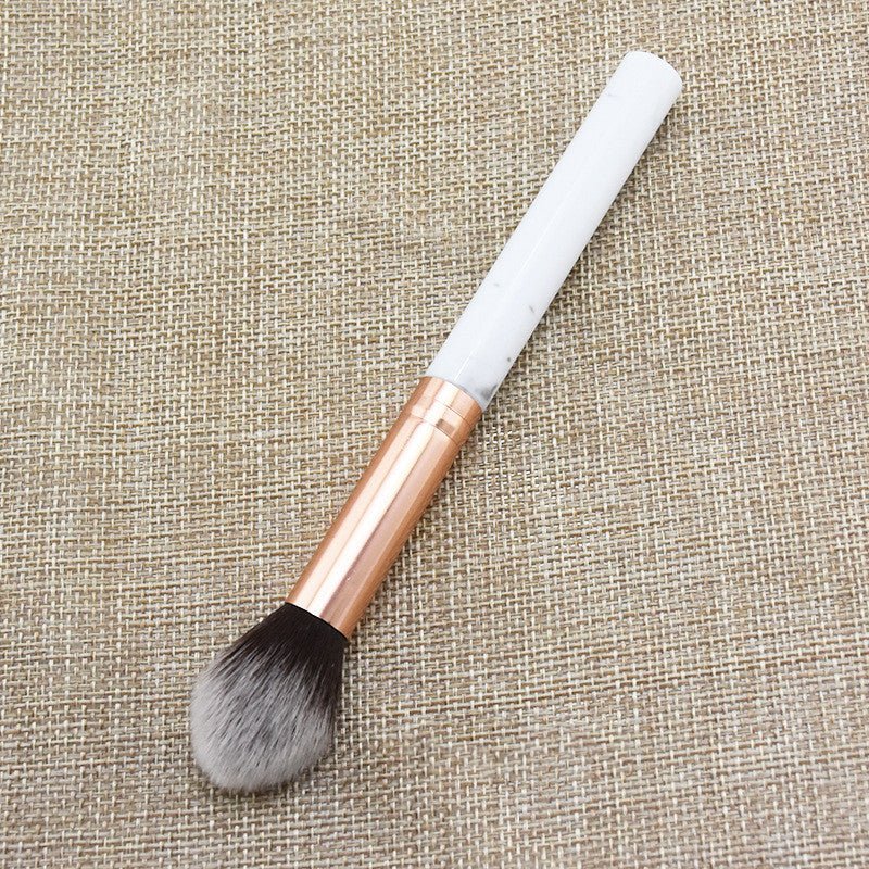 Single Marble Makeup Brush Pattern Flame Repairing Highlight Blush Brush - Eshtree