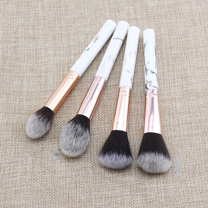 Single Marble Makeup Brush Pattern Flame Repairing Highlight Blush Brush - Eshtree