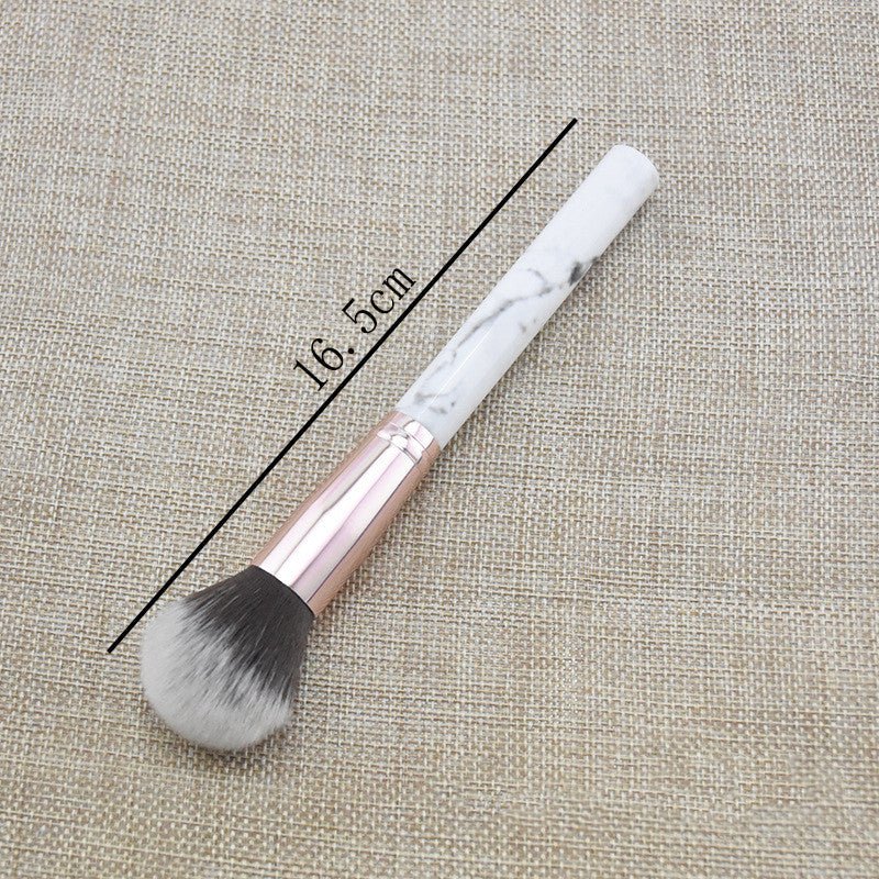 Single Marble Makeup Brush Pattern Flame Repairing Highlight Blush Brush - Eshtree