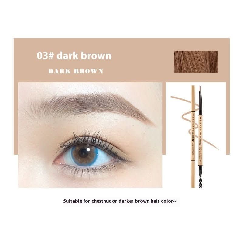 Small Gold Chopsticks Ultra - fine Eyebrow Pencil Discoloration Resistant Natural Ultra - fine - Eshtree