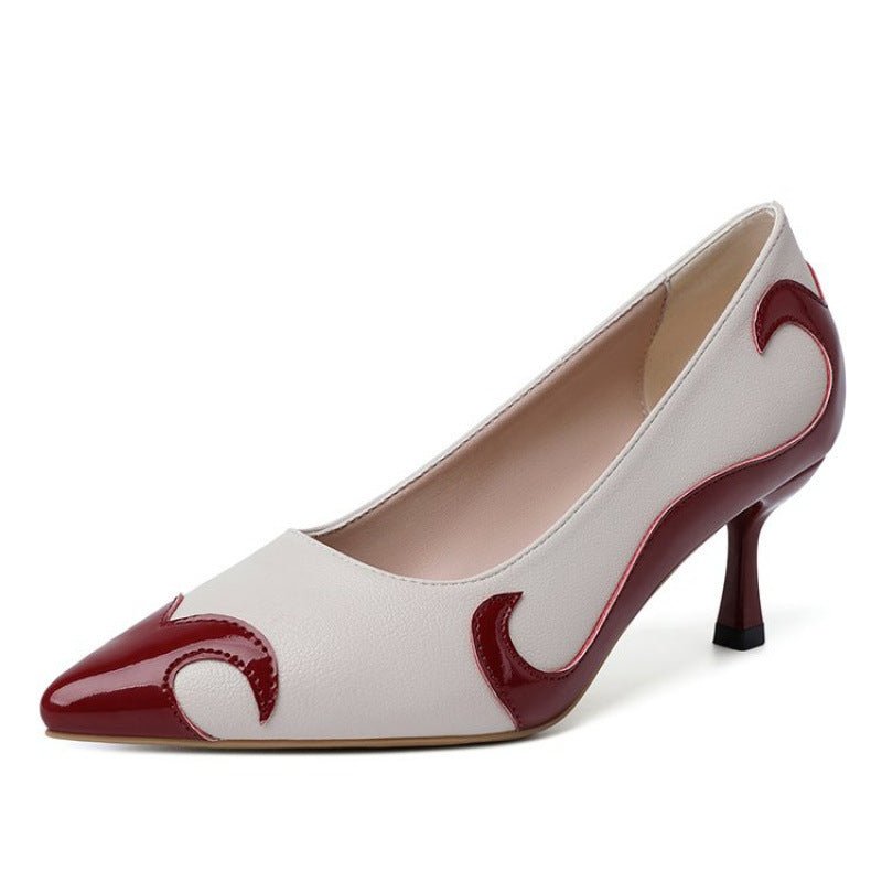Small Niche High Heels With Pointed Toes And Thin Heels - Eshtree